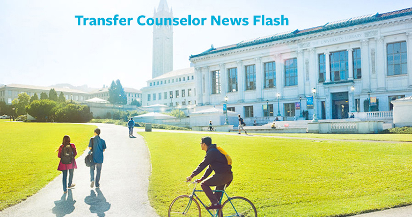 Transfer Counselor News Flash